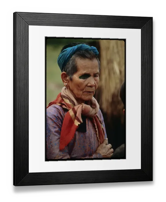 Framed Print : Portrait of a Vietnamese Refugee Framed Print : Portrait of a Vietnamese Refugee