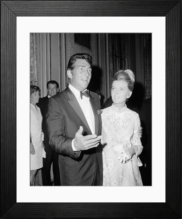 Framed Print : Dean Martin and Wife
