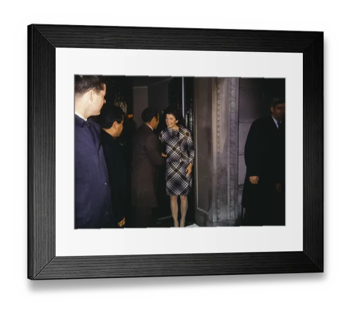 Framed Print : Jacqueline Kennedy Greeting King Hassan II Framed Print : Jacqueline Kennedy Greeting King Hassan II