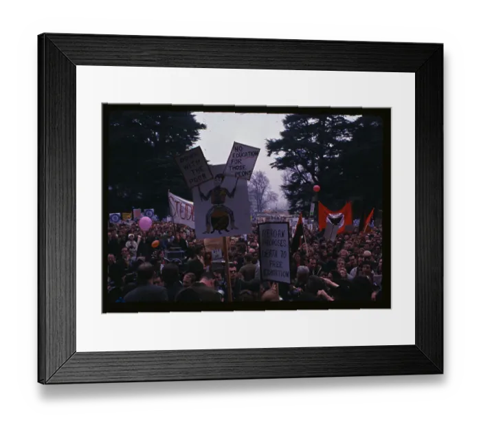 Framed Print : People Protesting College Tuition Framed Print : People Protesting College Tuition