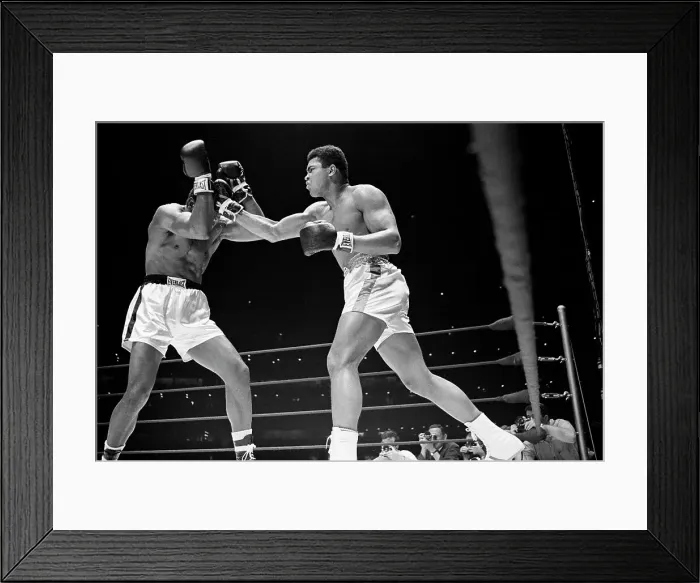 Framed Print : Muhammad Ali Punching Ernie Terrell Framed Print : Muhammad Ali Punching Ernie Terrell