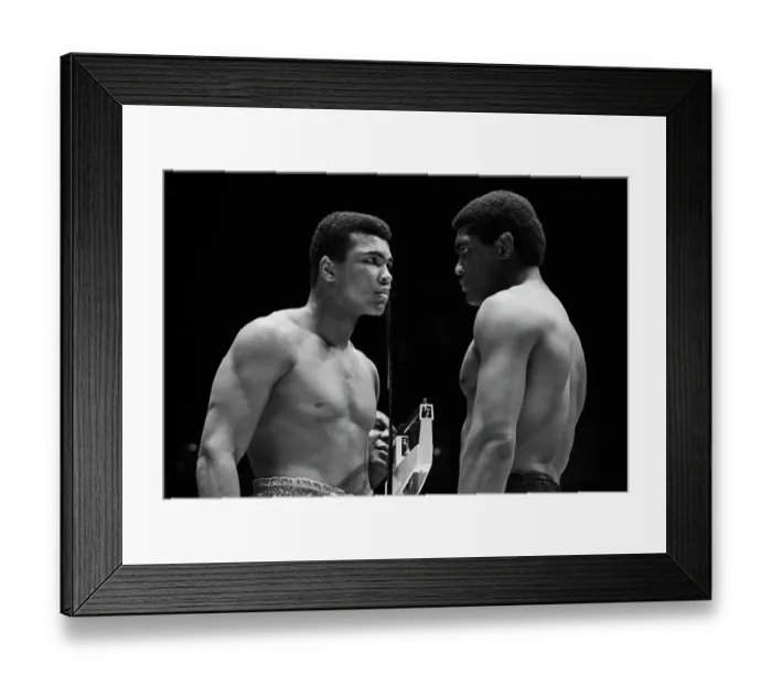 Framed Print : Boxers Ali and Terrell Facing One Another Framed Print : Boxers Ali and Terrell Facing One Another
