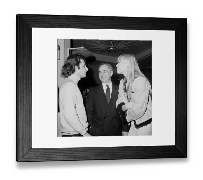 Framed Print : Elia Kazan and Guests