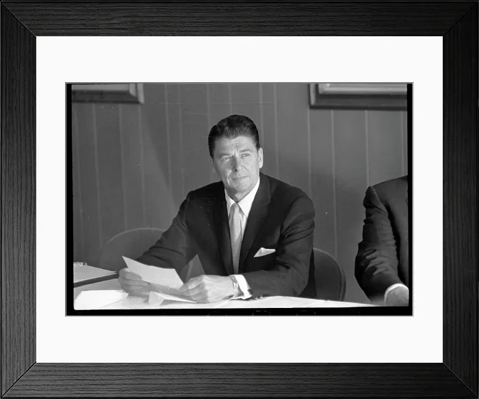 Framed Print : Governor Ronald Reagan of California Framed Print : Governor Ronald Reagan of California