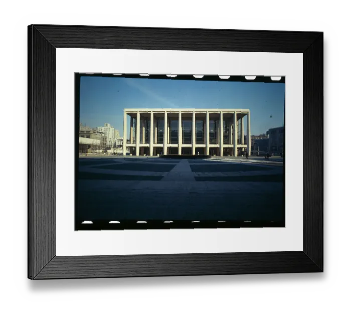 Framed Print : Exterior View of the Philharmonic Hall