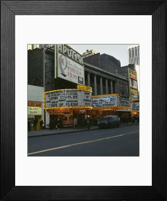 Framed Print : Movie Theater's Marquee Framed Print : Movie Theater's Marquee