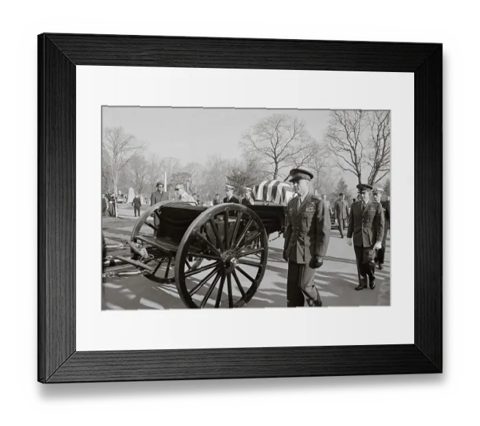 Framed Print : Friends of Virgil Grissom Walking as Pallbearers Framed Print : Friends of Virgil Grissom Walking as Pallbearers