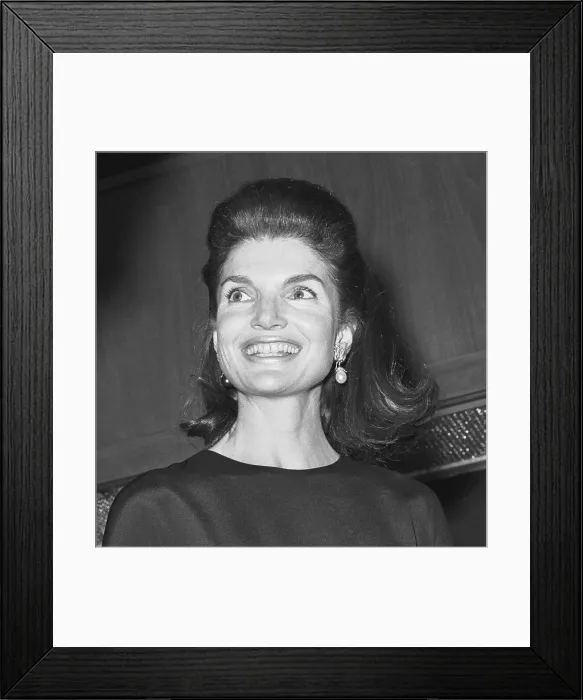 Framed Print : Jackie Kennedy Smiling Framed Print : Jackie Kennedy Smiling
