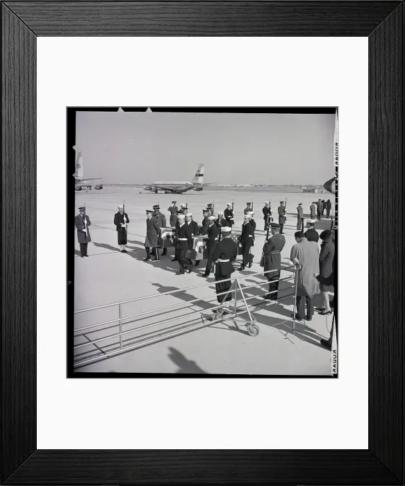 Framed Print : Sailors Carry Astronauts Caskets Framed Print : Sailors Carry Astronauts Caskets