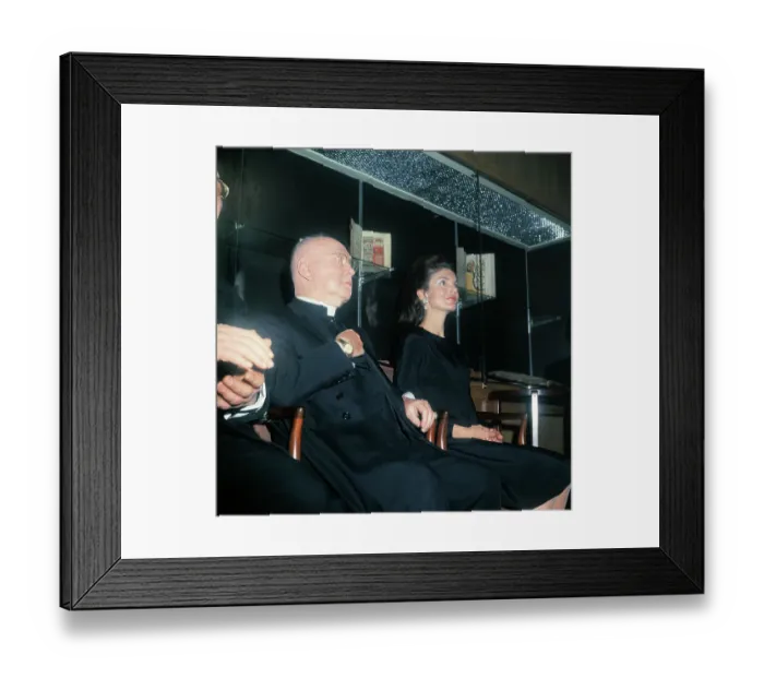 Framed Print : Jackie Kennedy Sitting Next to Francis Cardinal Spellman Framed Print : Jackie Kennedy Sitting Next to Francis Cardinal Spellman