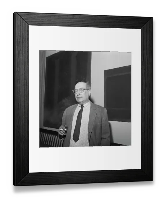 Framed Print : Mark Rothko in His Apartment Framed Print : Mark Rothko in His Apartment