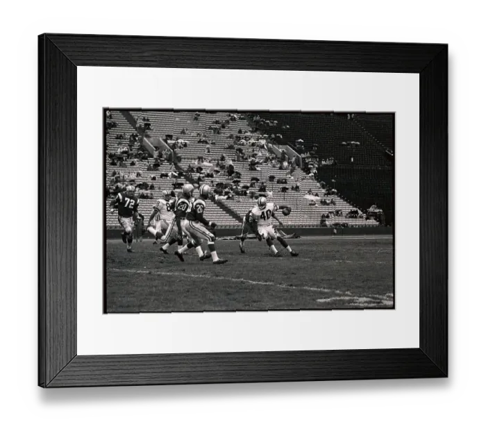Framed Print : Gale Sayers Tries to Find Running Room in Pro Bowl Framed Print : Gale Sayers Tries to Find Running Room in Pro Bowl