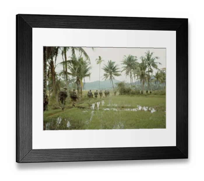 Framed Print : Qui Nhon, Vietnam War