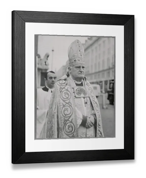 Framed Print : Portrait of Michael Ramsey Framed Print : Portrait of Michael Ramsey