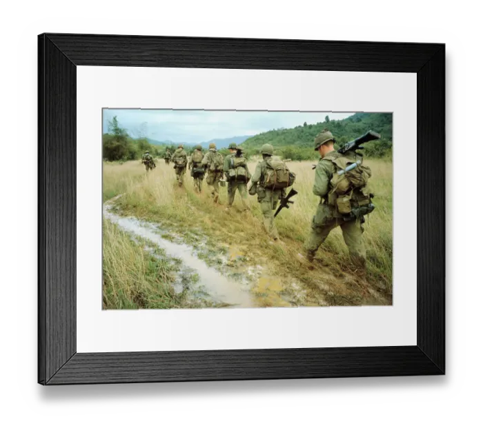 Framed Print : US Soldiers Participating in Operation Thayer II Framed Print : US Soldiers Participating in Operation Thayer II