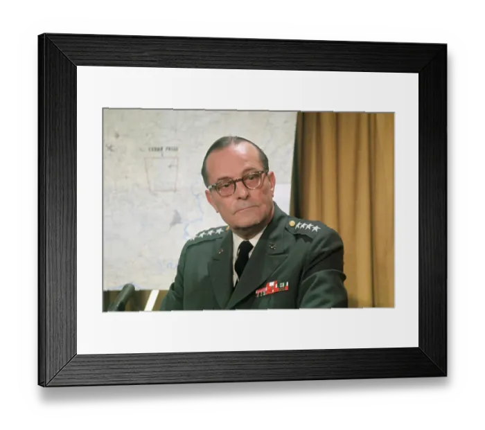 Framed Print : Portrait of Earle Wheeler Framed Print : Portrait of Earle Wheeler