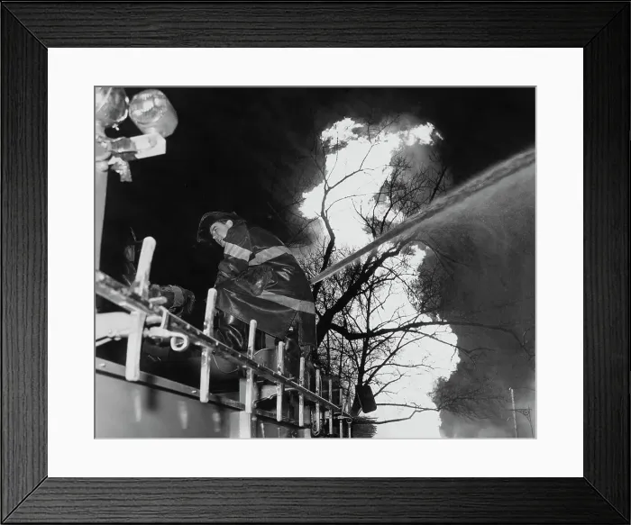 Framed Print : Gas Main Explosion Framed Print : Gas Main Explosion