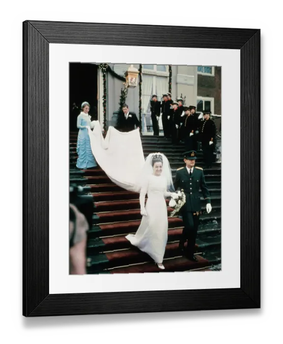 Framed Print : Princess Margriet and Pieter Van Vollenhoven Framed Print : Princess Margriet and Pieter Van Vollenhoven