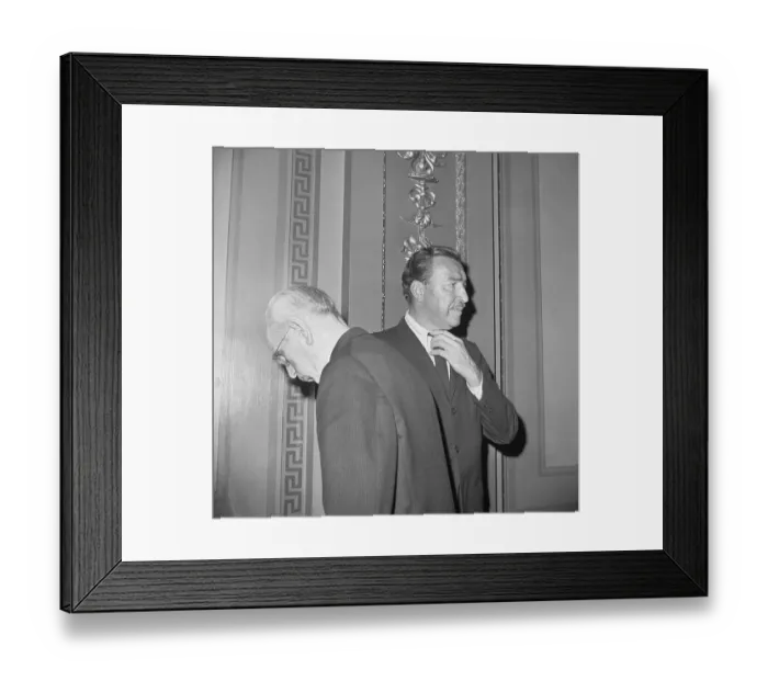 Framed Print : Speaker John W. McCormack and Representative Adam Clayton Powell Framed Print : Speaker John W. McCormack and Representative Adam Clayton Powell