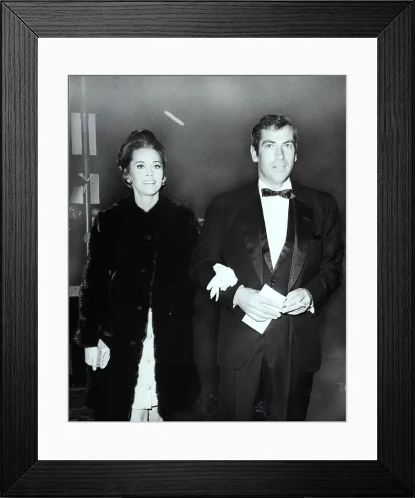 Framed Print : Jane Fonda With Husband Roger Vadim Framed Print : Jane Fonda With Husband Roger Vadim