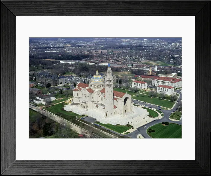 Framed Print : Basilica of the National Shrine of the Immaculate Conception