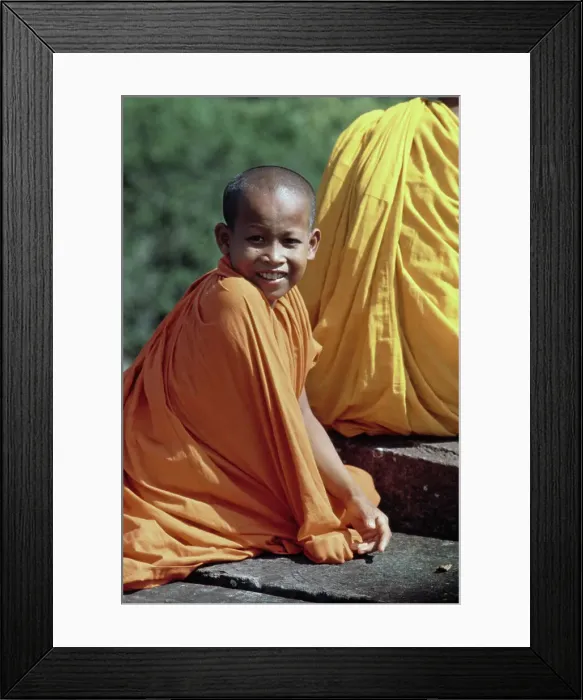 Framed Print : Buddhist Monk Framed Print : Buddhist Monk