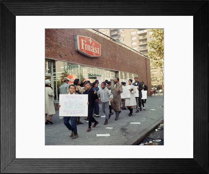 Framed Print : Pricing Protest Outside Finast Supermarket Framed Print : Pricing Protest Outside Finast Supermarket