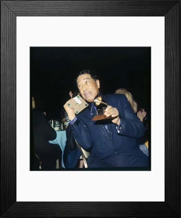 Framed Print : Duke Ellington Holding His Award Framed Print : Duke Ellington Holding His Award