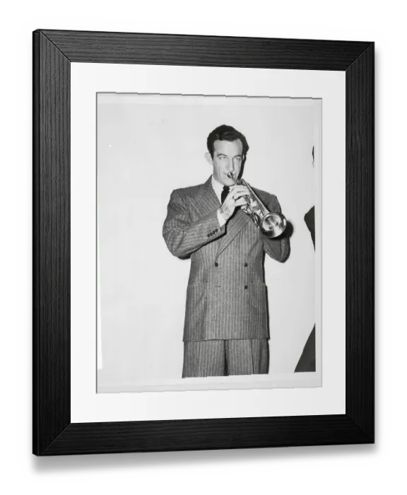 Framed Print : Harry James Playing Music on His Trumpet Framed Print : Harry James Playing Music on His Trumpet