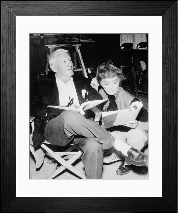 Framed Print : Spencer Tracy and Katharine Hepburn Framed Print : Spencer Tracy and Katharine Hepburn