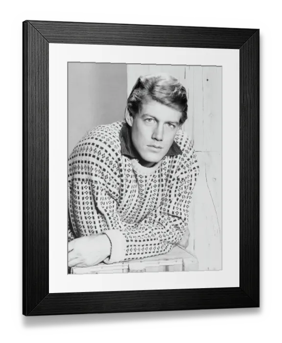 Framed Print : Portrait of Frank Converse Framed Print : Portrait of Frank Converse