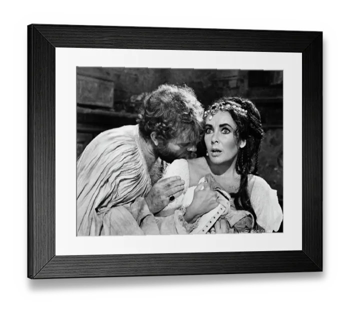 Framed Print : Richard Burton and Elizabeth Taylor in The Taming of the Shrew Framed Print : Richard Burton and Elizabeth Taylor in The Taming of the Shrew