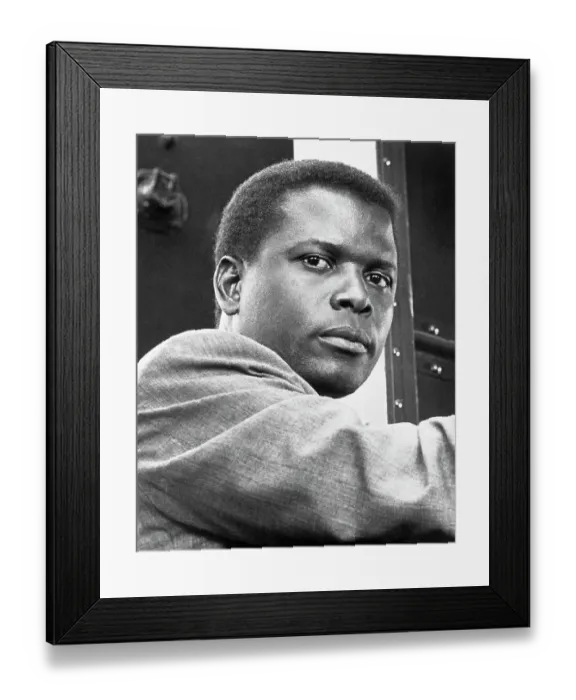Framed Print : Sidney Poitier From In The Heat Of The Night Framed Print : Sidney Poitier From In The Heat Of The Night