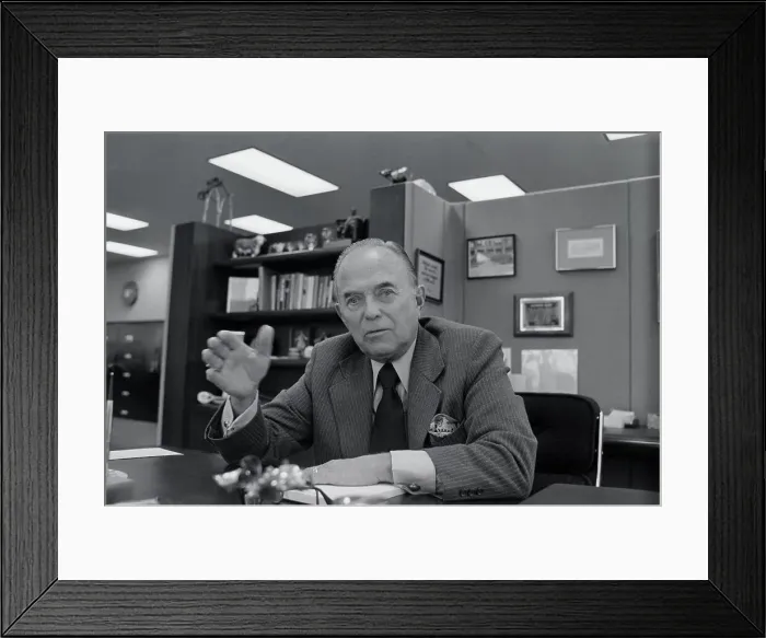Framed Print : McDonald's Chairman Ray Kroc Framed Print : McDonald's Chairman Ray Kroc