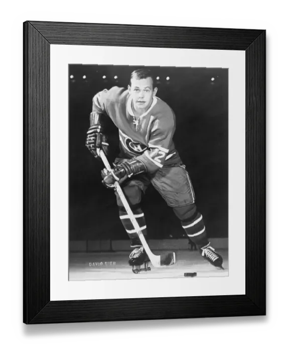 Framed Print : Ice Hockey Player Yvan Cournoyer Holding Hockey Stick Framed Print : Ice Hockey Player Yvan Cournoyer Holding Hockey Stick