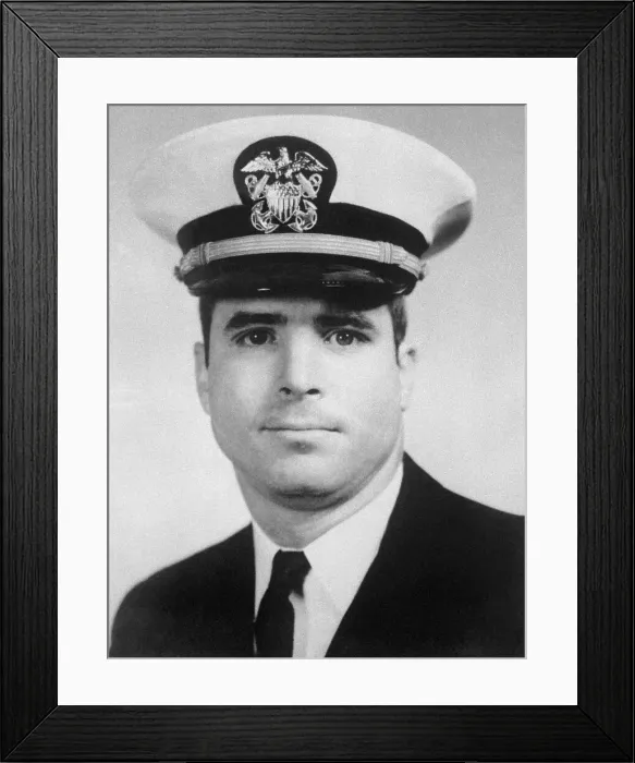 Framed Print : Portrait of Johns McCain III Framed Print : Portrait of Johns McCain III