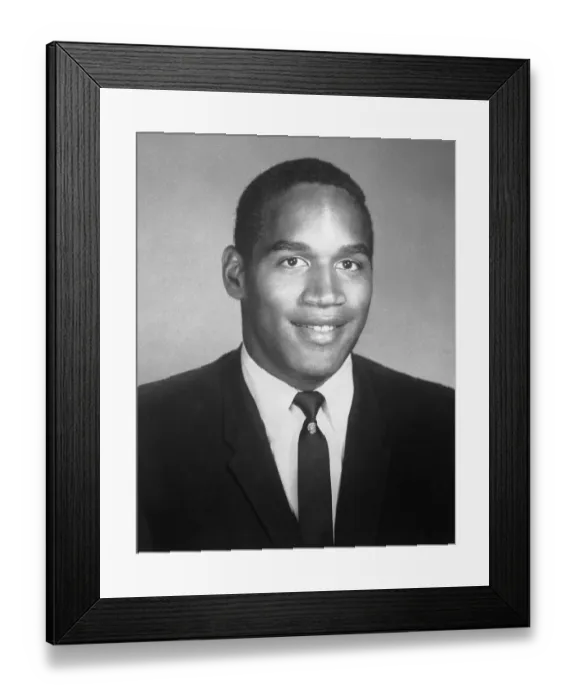 Framed Print : All-American Football Player O.J. Simpson Framed Print : All-American Football Player O.J. Simpson