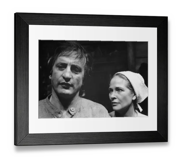 Framed Print : George C. Scott and Colleen Dewhurst