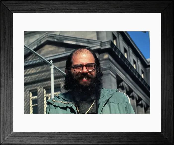 Framed Print : Portrait of Allen Ginsberg Framed Print : Portrait of Allen Ginsberg