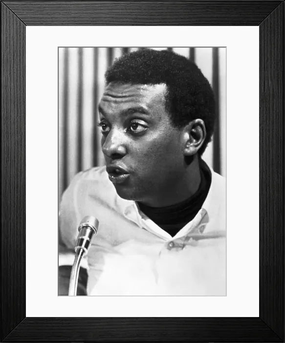 Framed Print : SNCC Chairman Stokely Carmichael Giving Speech Framed Print : SNCC Chairman Stokely Carmichael Giving Speech