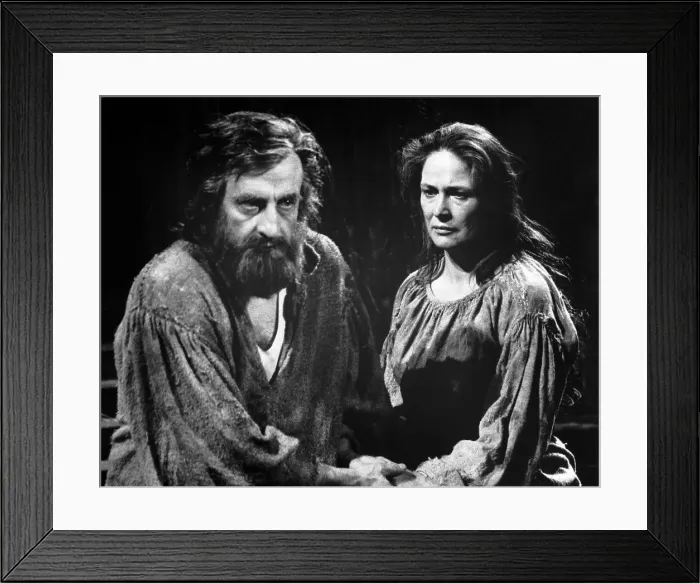 Framed Print : George C. Scott and Colleen Dewhurst