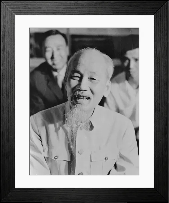 Framed Print : President Ho Chi Minh of North Vietnam Framed Print : President Ho Chi Minh of North Vietnam