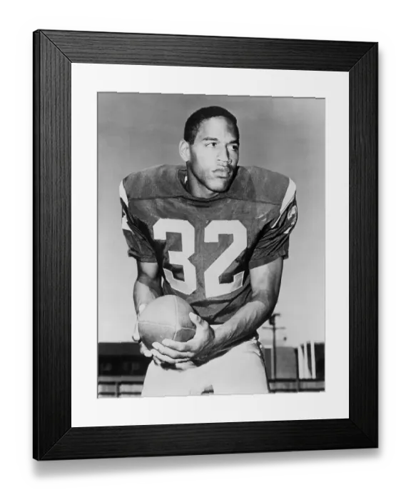 Framed Print : USC Running Back O.J. Simpson Framed Print : USC Running Back O.J. Simpson