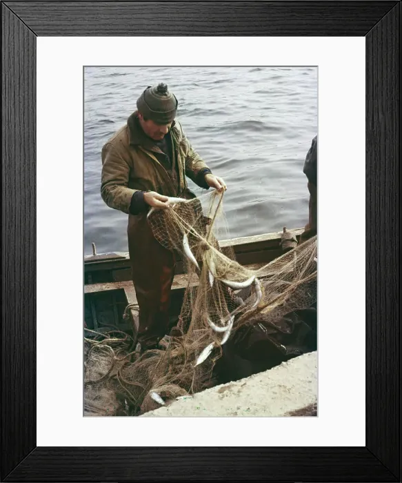 Framed Print : Fisherman In The Bosporus Framed Print : Fisherman In The Bosporus