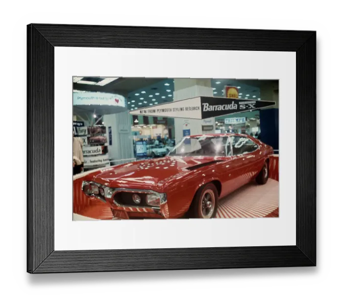 Framed Print : Plymouth Barracuda Framed Print : Plymouth Barracuda