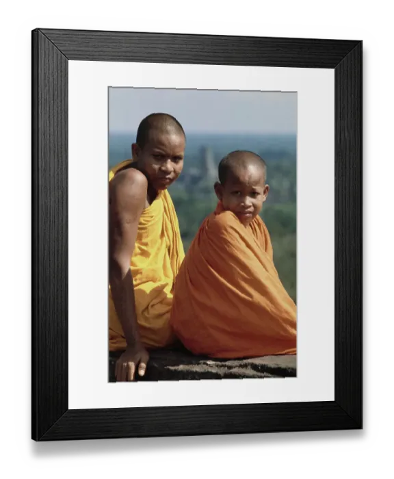 Framed Print : Buddhist Monks Framed Print : Buddhist Monks