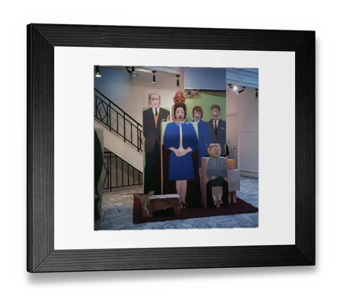Framed Print : Royal Family By Artist Marisol Framed Print : Royal Family By Artist Marisol