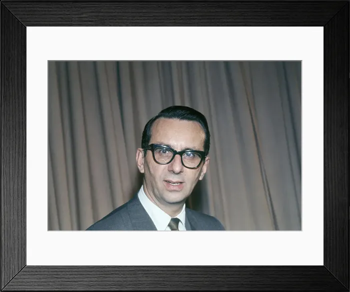 Framed Print : Portrait of Seymour Thaler Framed Print : Portrait of Seymour Thaler