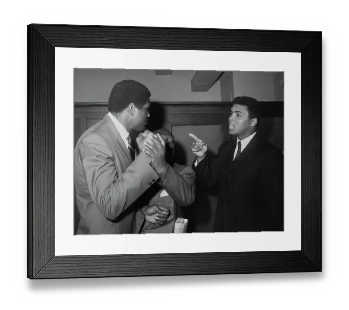 Framed Print : Ernie Terrell And Muhammad Alil