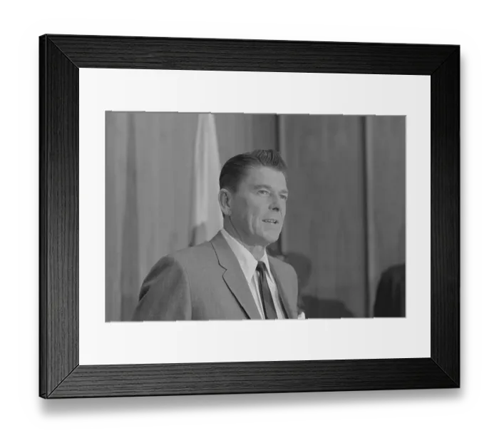 Framed Print : Governor Ronald Reagan Framed Print : Governor Ronald Reagan